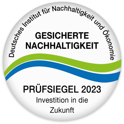 Siegel Gesicherte Nachhaltigkeit