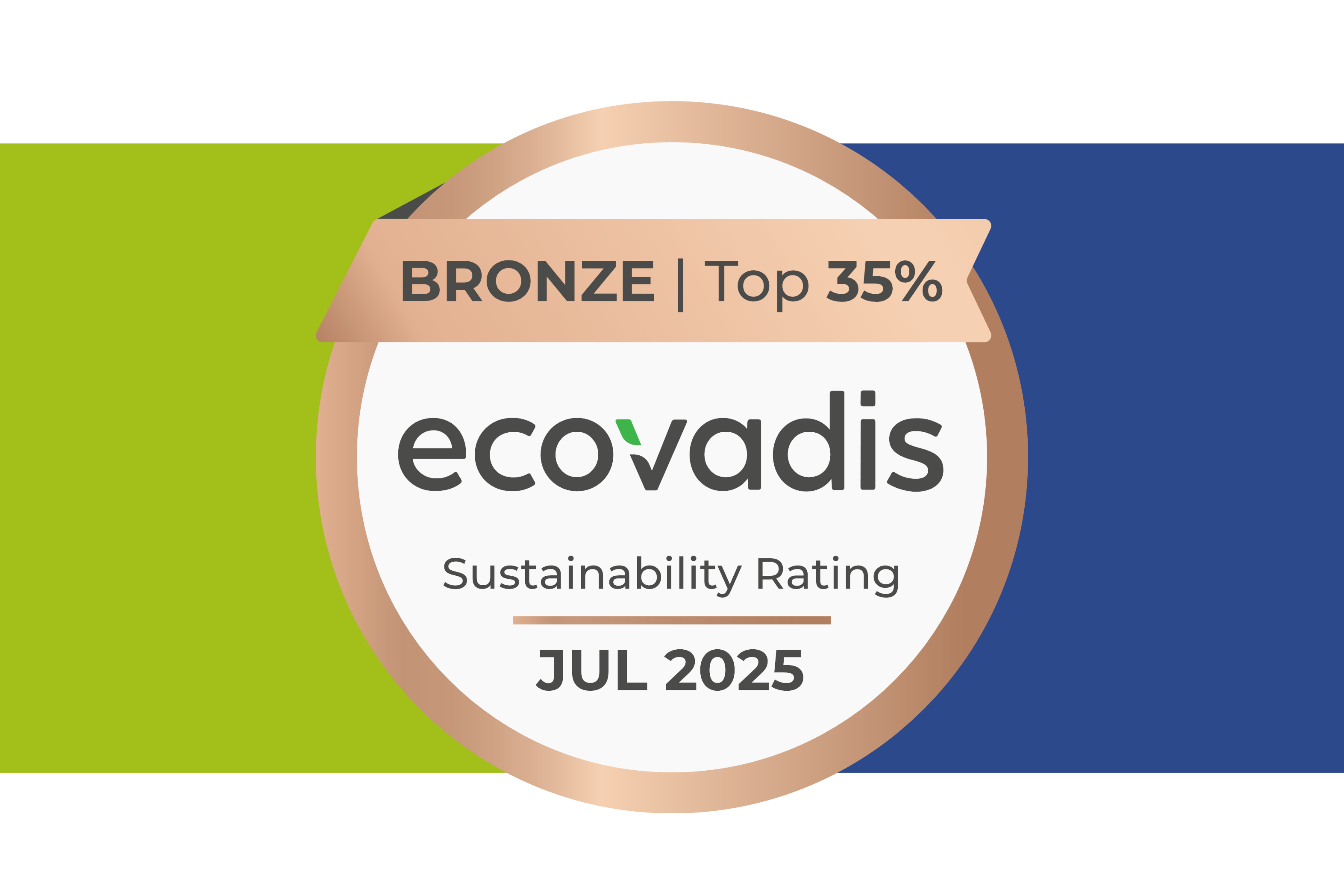 dmw-die mietwäsche erhält Ecovadis Medaille Bronze